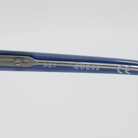 BRAND NEW GUESS GU2619 090 SHINY BLUE CAT EYE WOMEN'S EYEGLASSES 53-17-1… - Picture 8 of 11